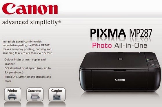 Canon pixma mp287 driver download free